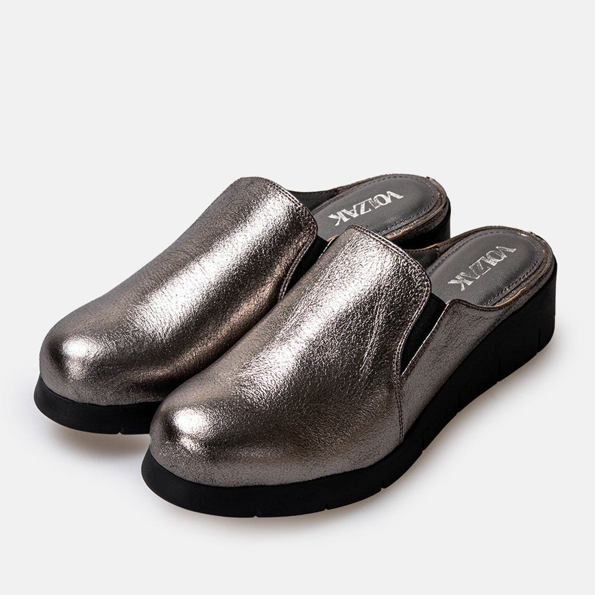 Volzak 06 Sabot en cuir Platinium