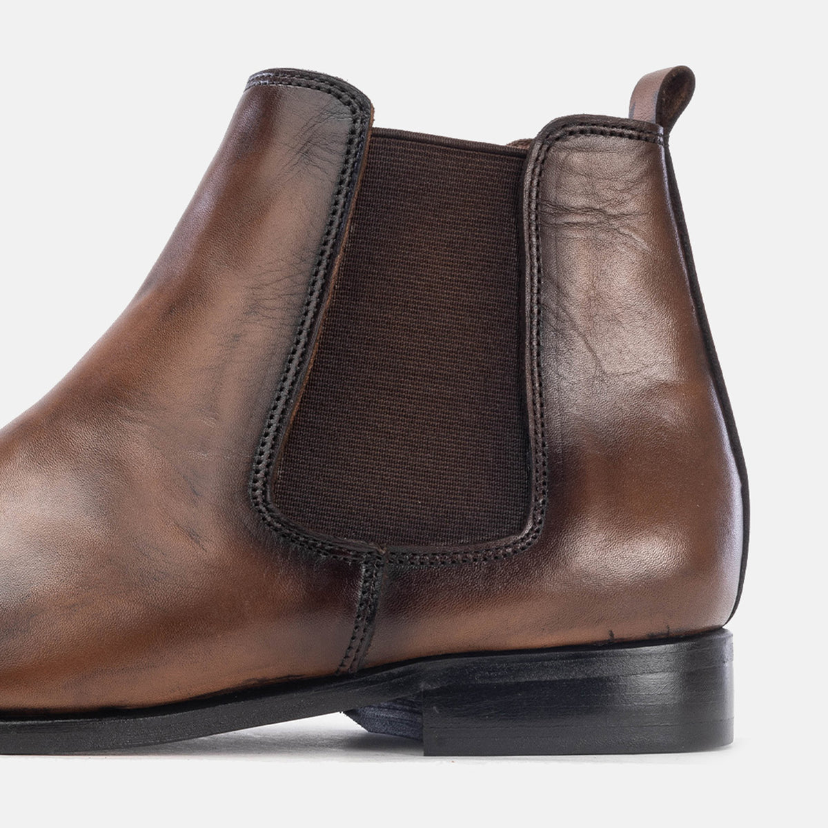 Volzak 1300 s Bottine en cuir marron vintage