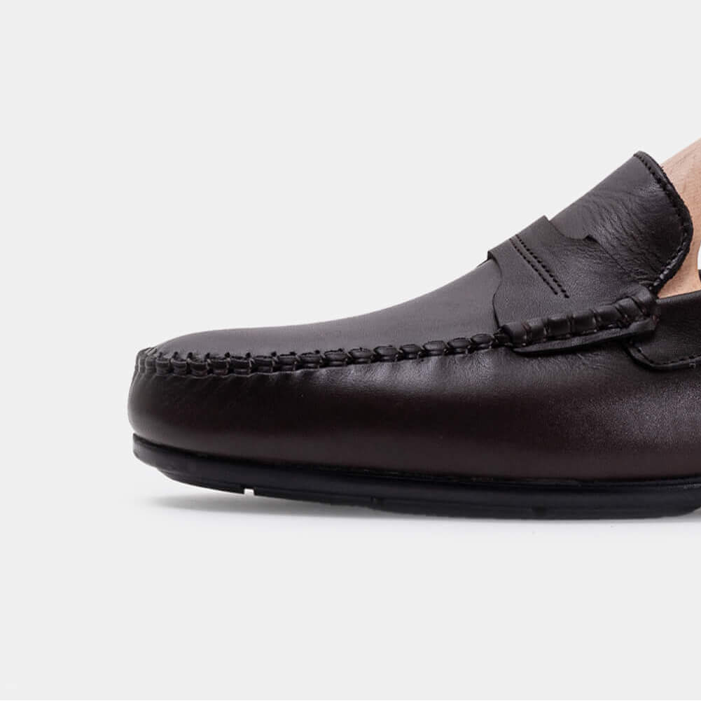 Volzak 5139 Brown Leather Moccasin