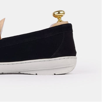 Volzak 03 Mocassin en daim noir