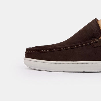 Volzak 03 Mocassin en daim Marron