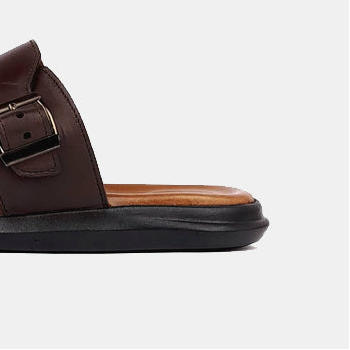 5134 Sandale en cuir Marron