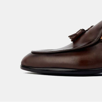 Volzak 5053 Brown Leather Moccasin