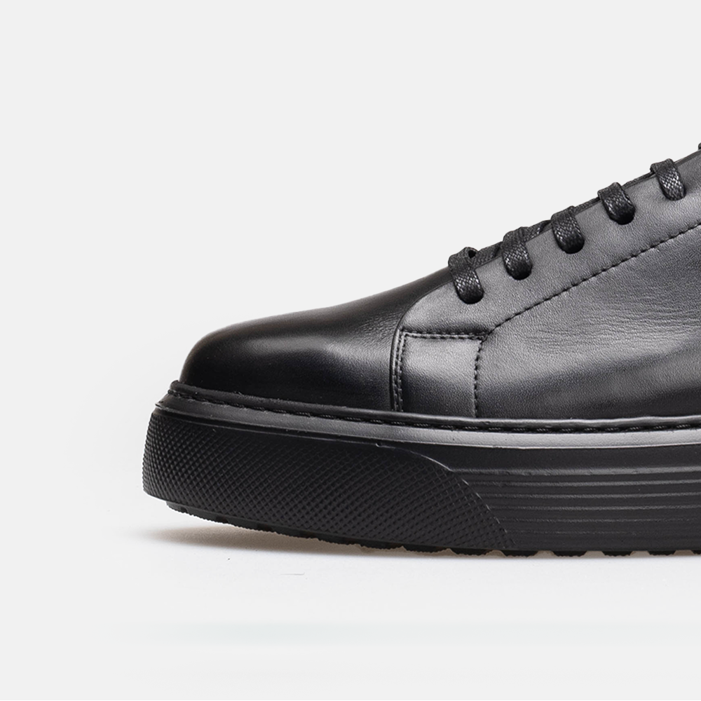 Volzak 5347 leather sneaker Black