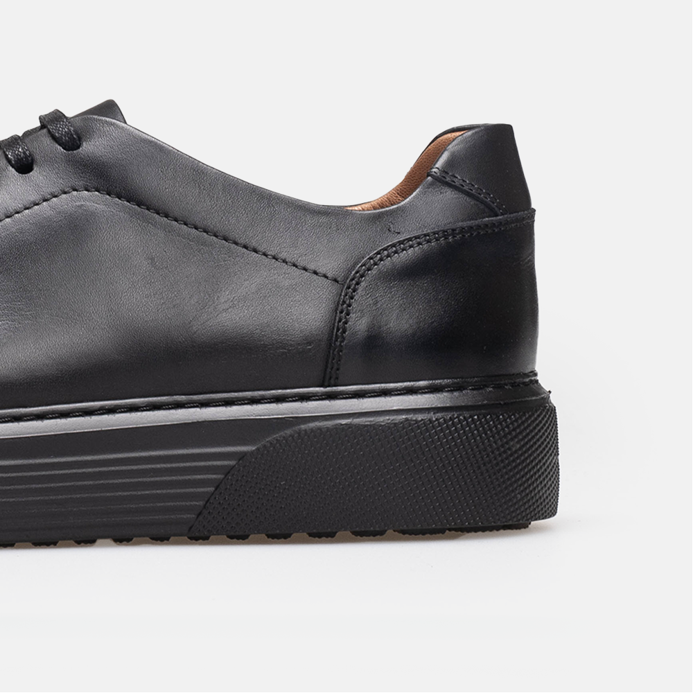 Volzak 5347 leather sneaker Black