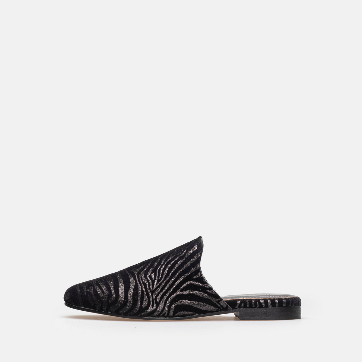 Volzak 3111 Mule en cuir Noir