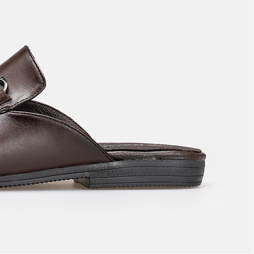 Volzak 5403 Brown Leather Mule