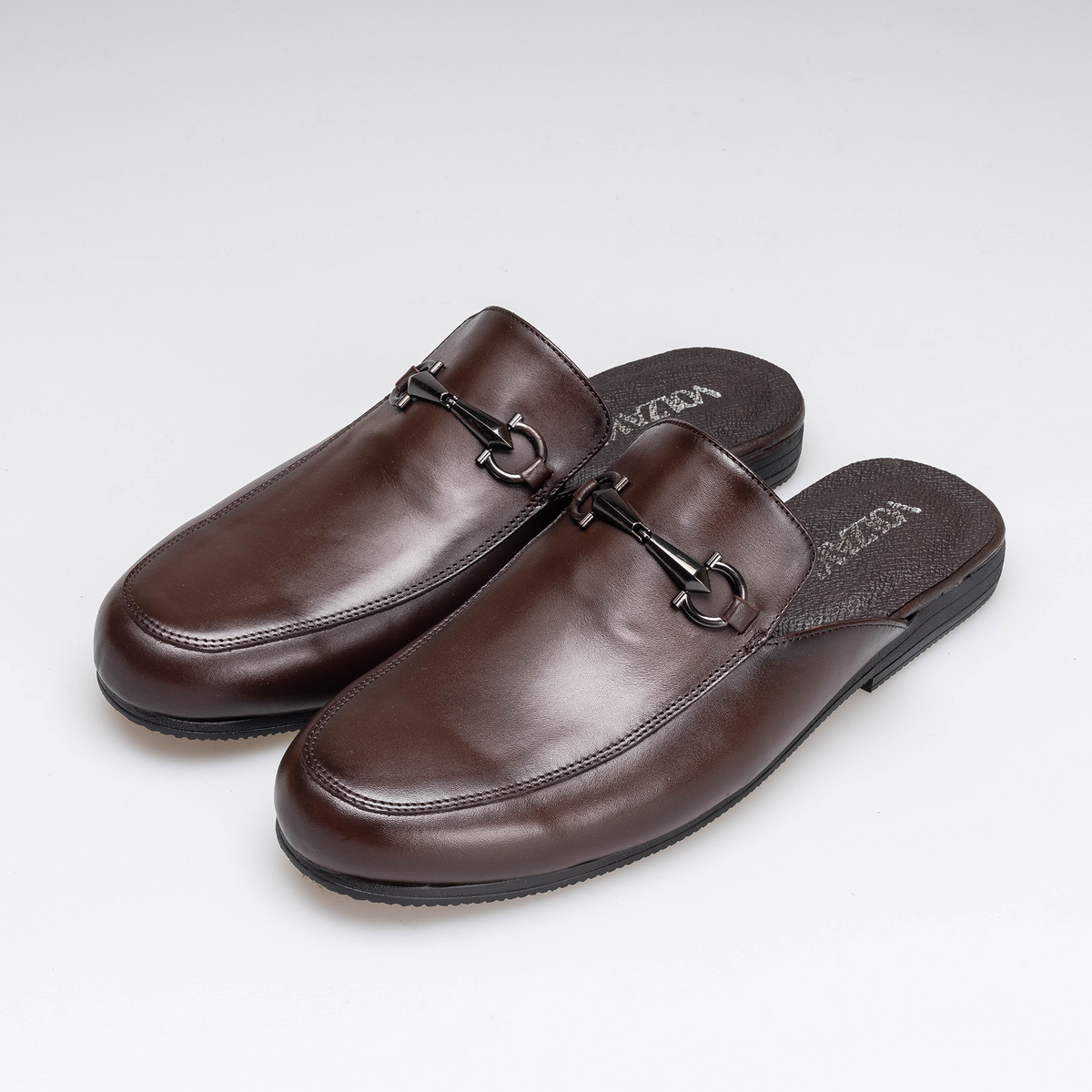 Volzak 5403 Brown Leather Mule