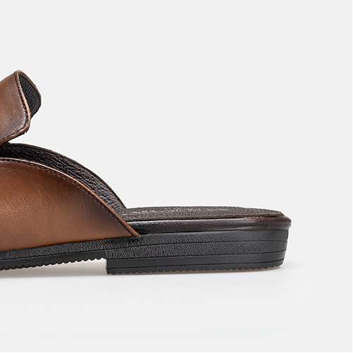 Volzak 5403 Vintage Brown Leather Mule