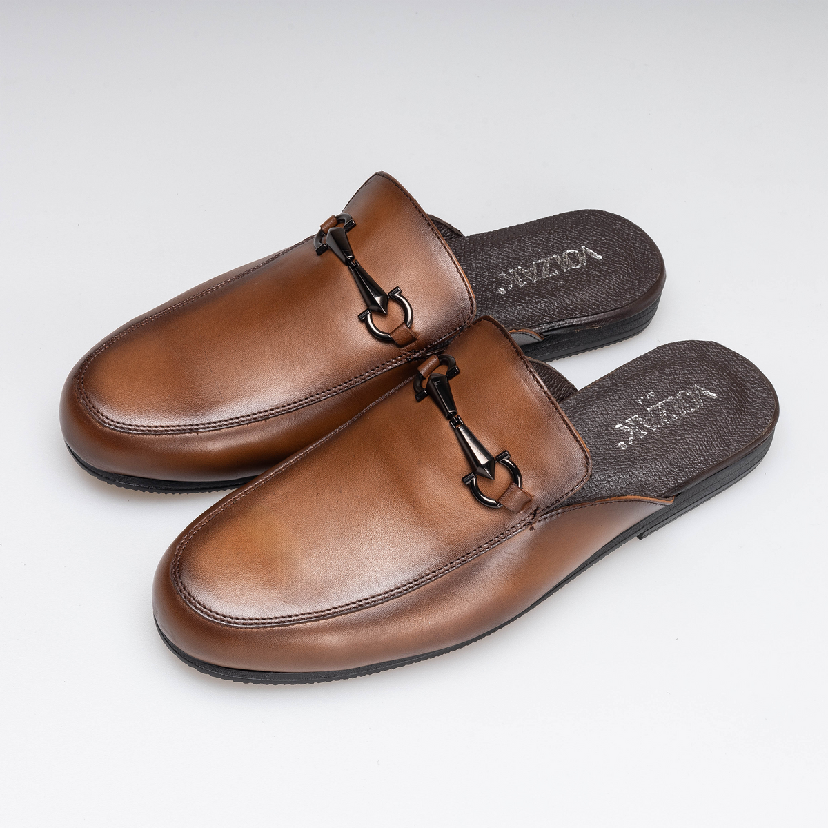Volzak 5403 Vintage Brown Leather Mule