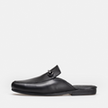 Volzak 5403 Black Leather Mule