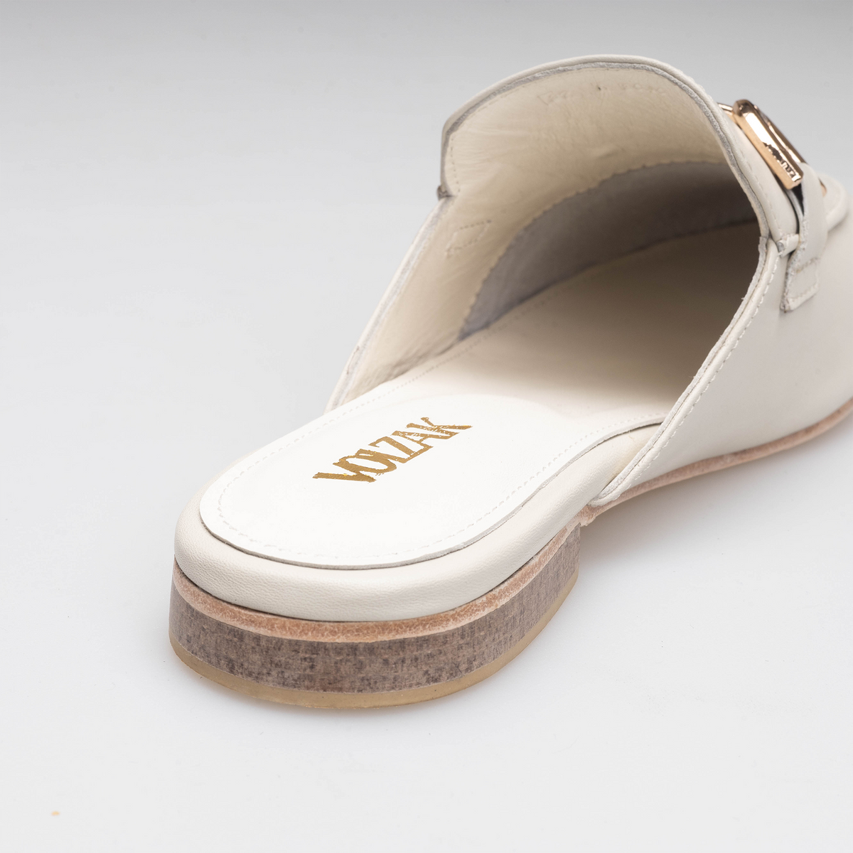 Volzak 3040 Beige Leather Mule