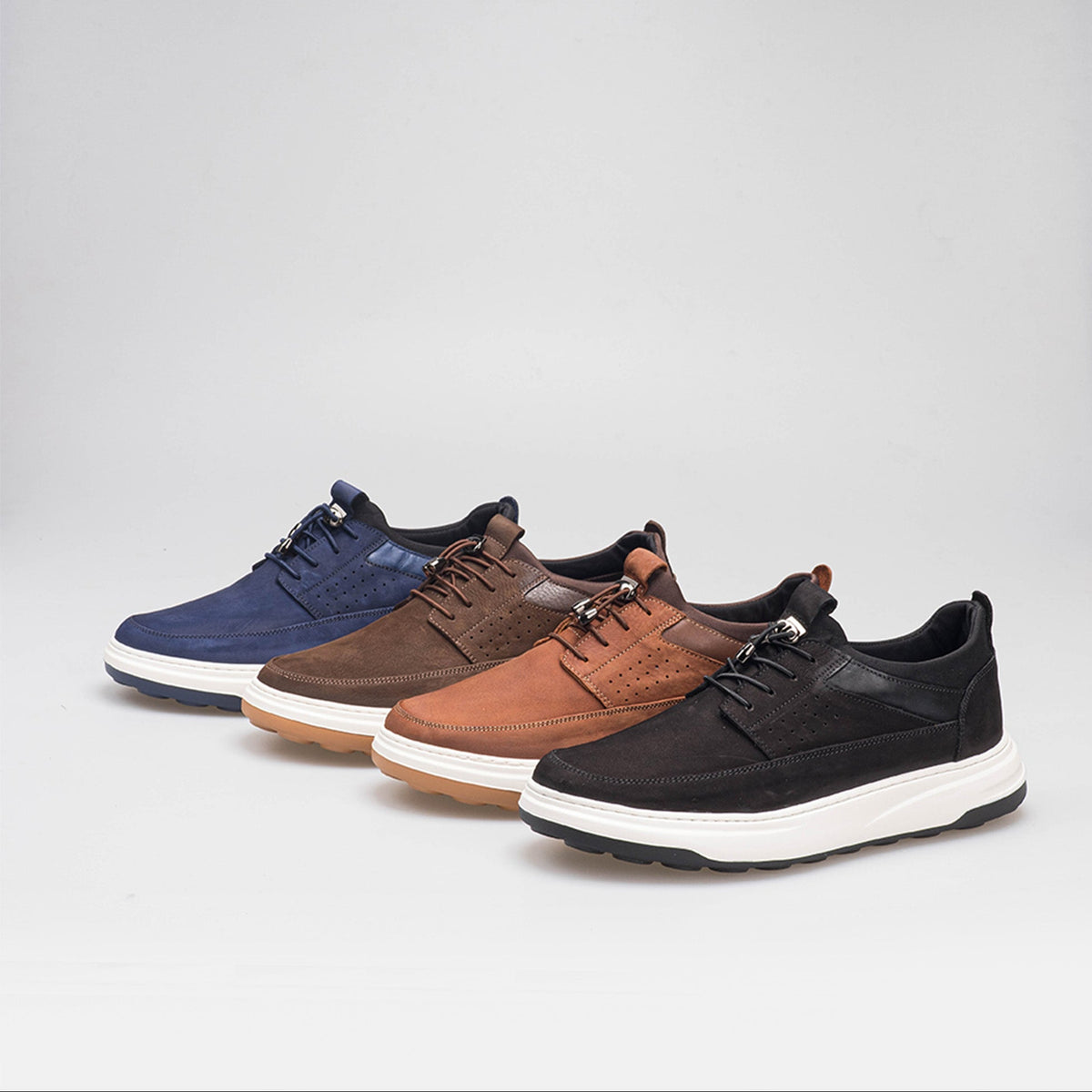 Volzak 317 basket en nubuck Marron