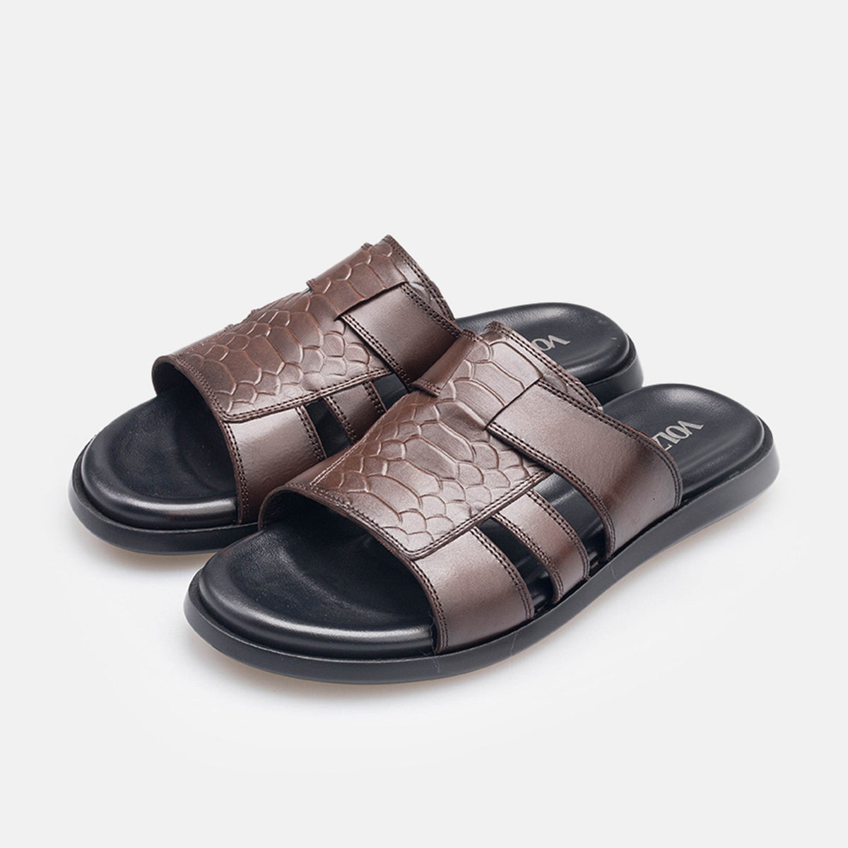 Volzak 5406 Sandale en cuir Marron