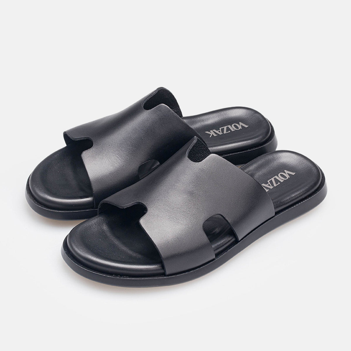 Volzak 5405 Sandale en cuir Noir