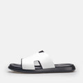 Volzak 5405 Leather Sandal White