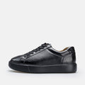 Volzak 1835 Black Grained Leather Sneakers
