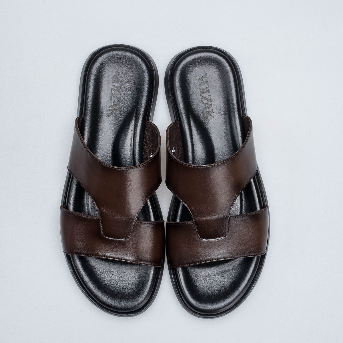 Volzak 5409 Sandale en cuir Marron