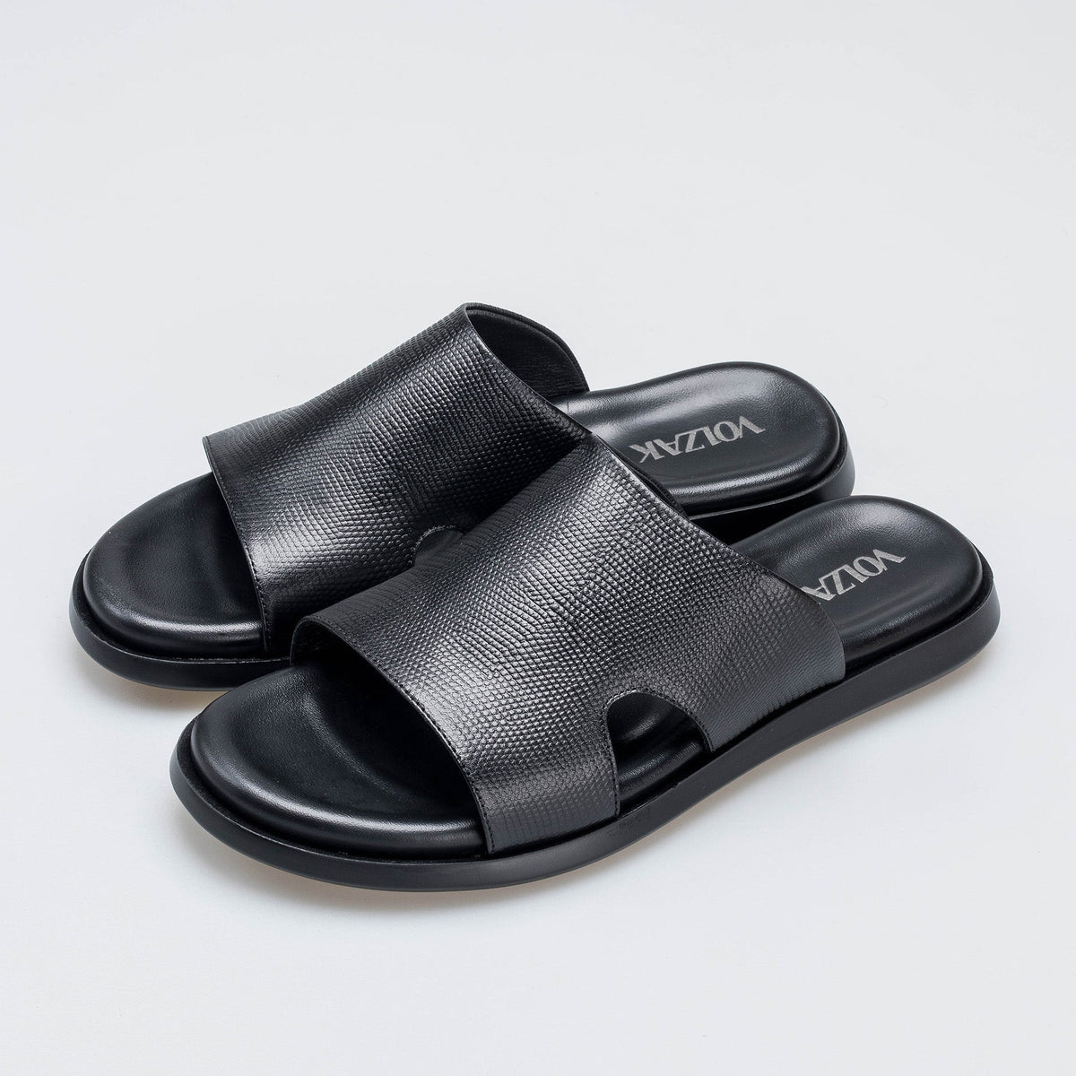 Volzak 5408 Sandale en cuir Noir
