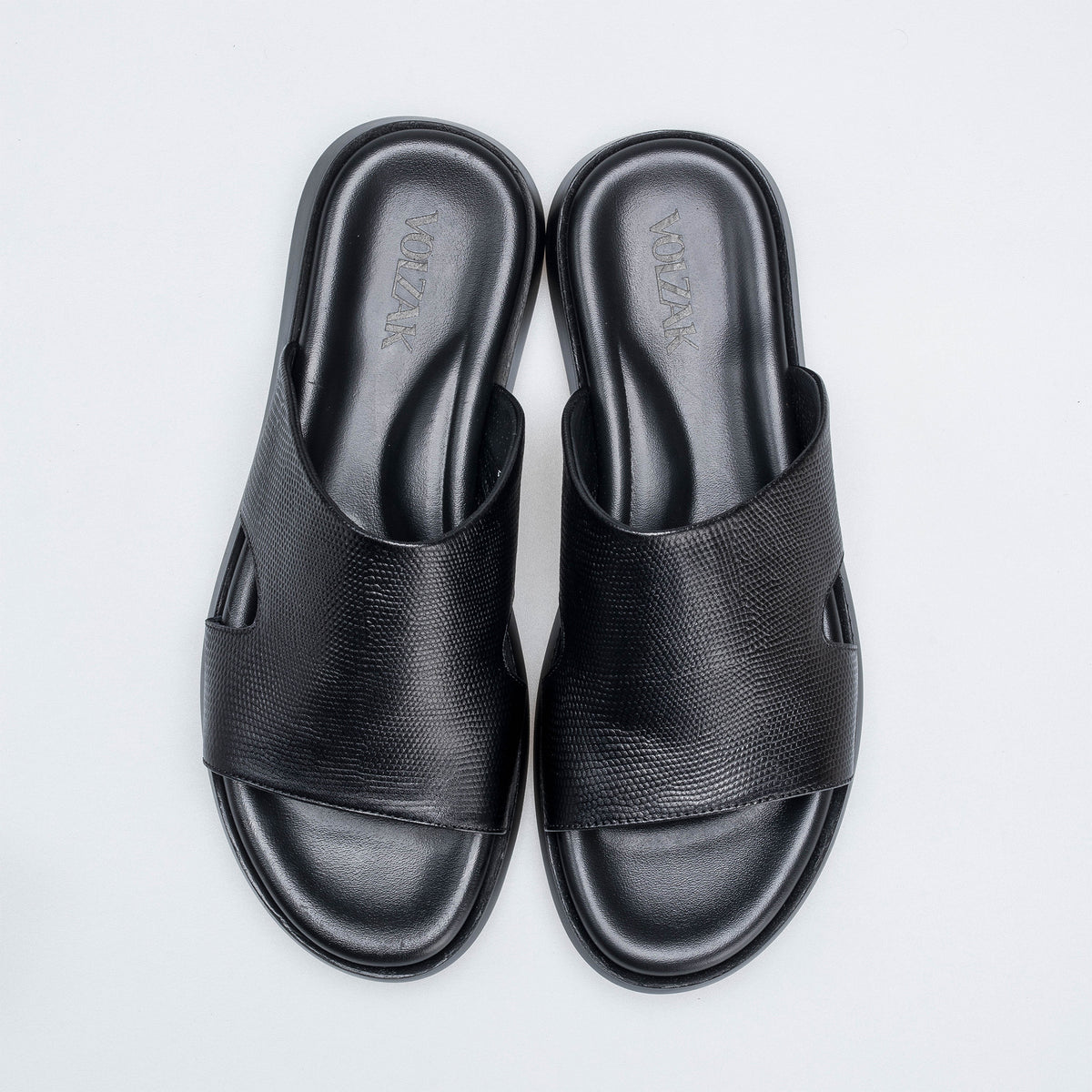 Volzak 5408 Sandale en cuir Noir