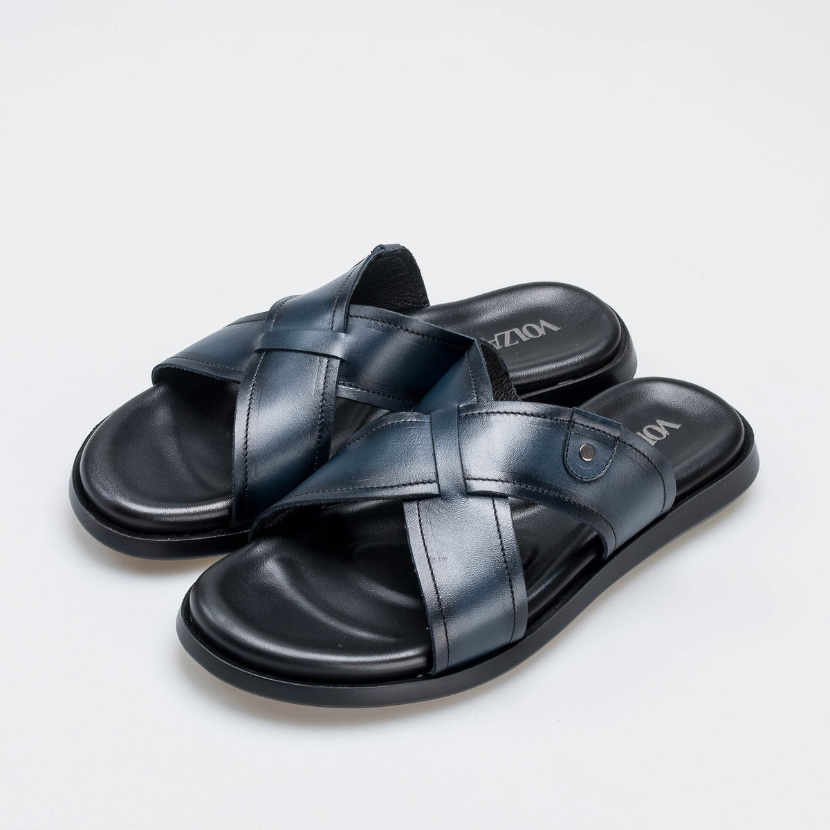 Volzak 5411 Sandale en cuir Bleu