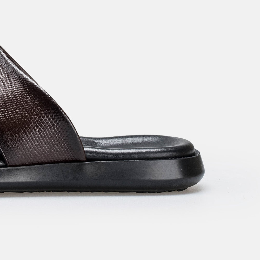 Volzak 5408 Brown Leather Sandal