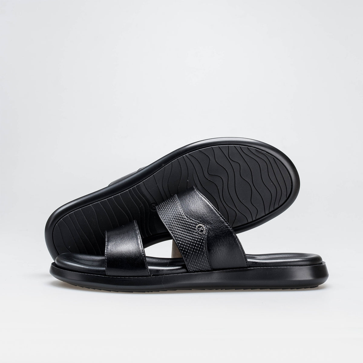 Volzak 5410 Sandale en cuir Noir