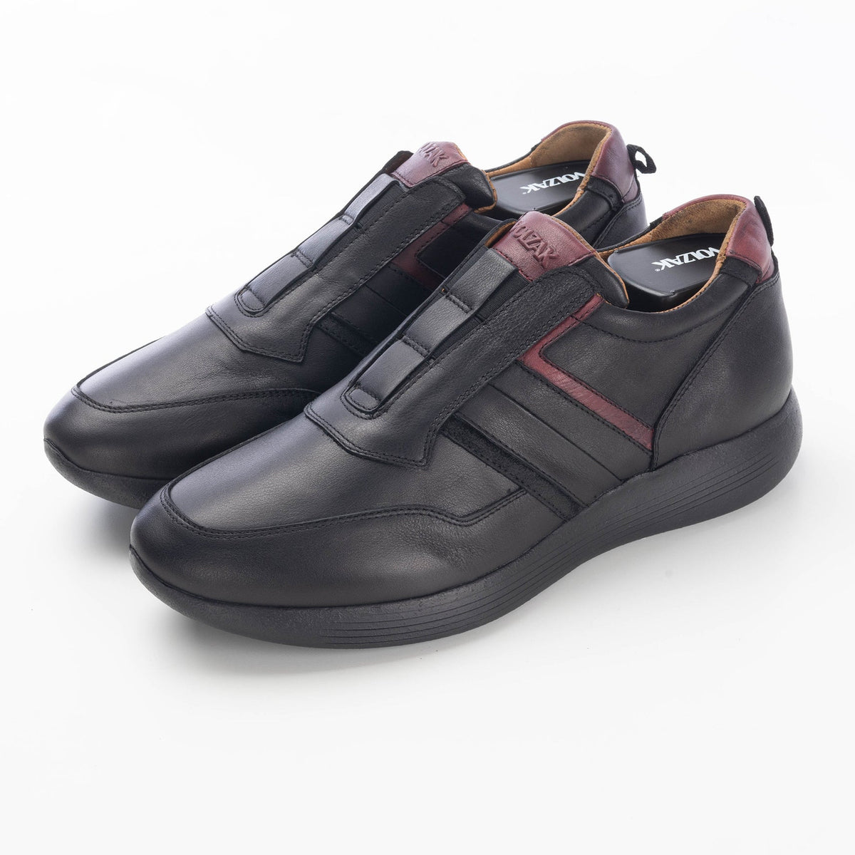 Volzak 586 Black Leather Espadrille