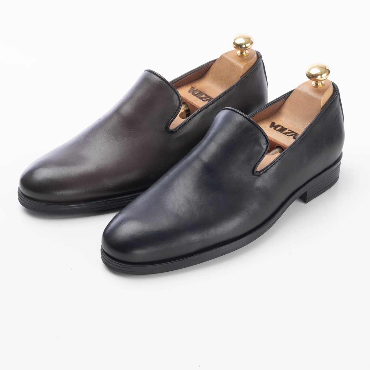 Volzak 5108 Black Leather Shoe