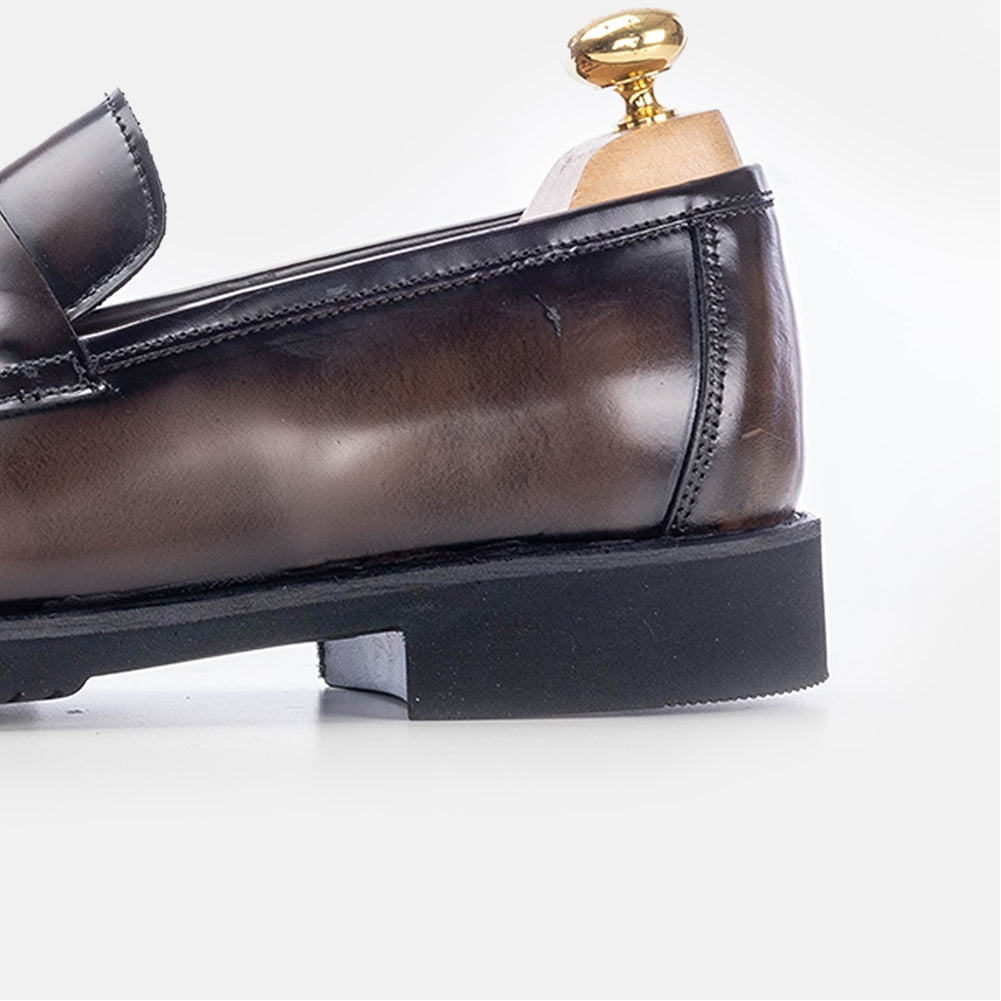 Volzak 5164 brown leather shoe