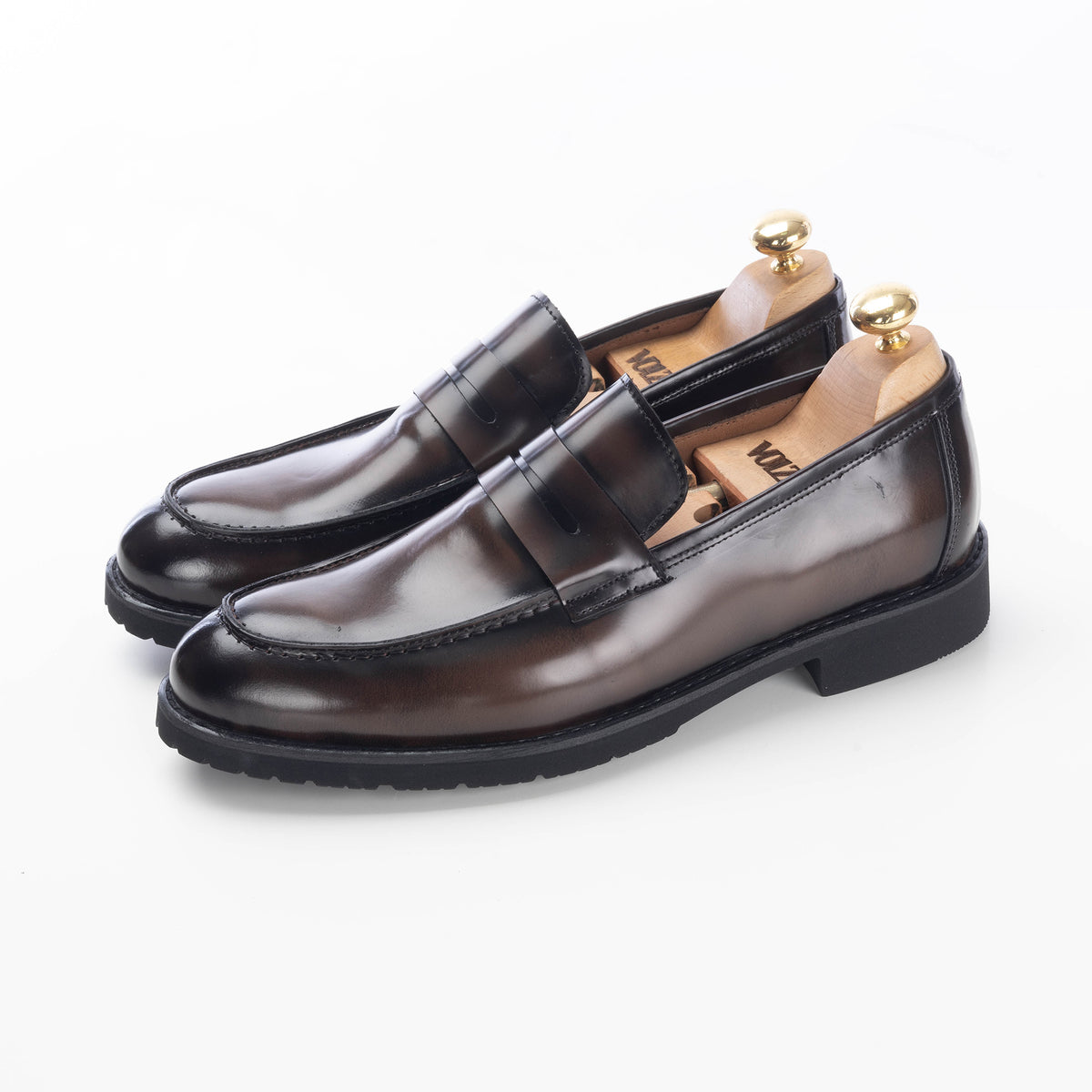Volzak 5164 brown leather shoe