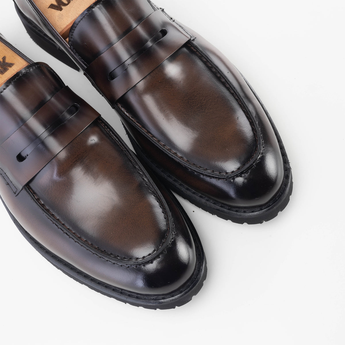 Volzak 5164 brown leather shoe