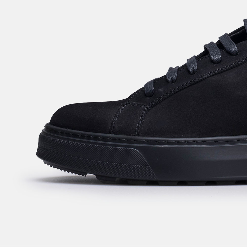 Volzak 6041 Nubuck sneaker Black