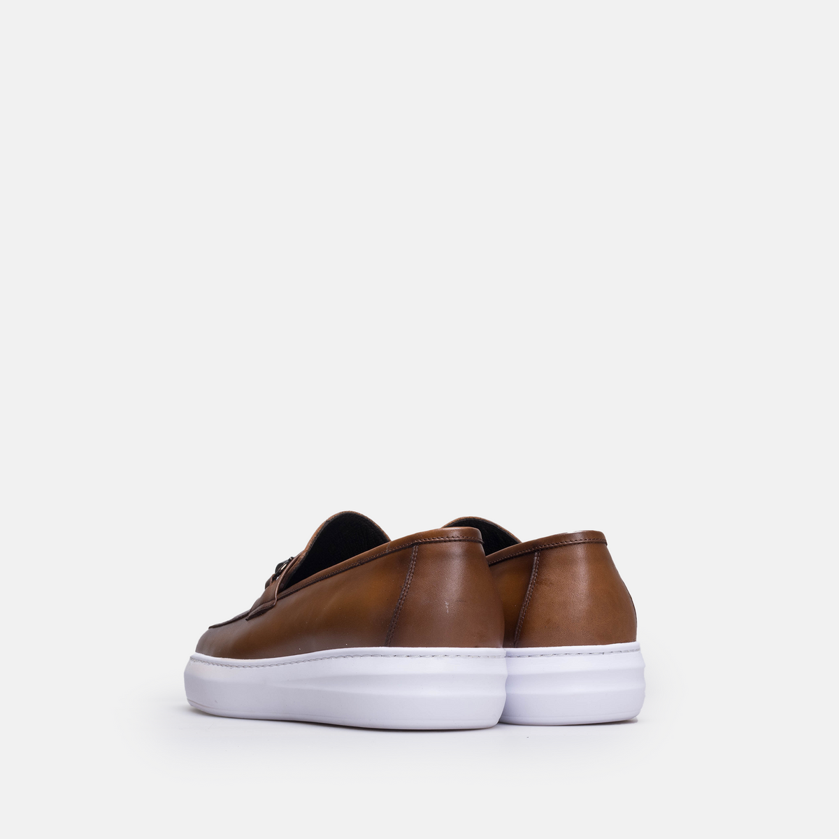 Volzak 5416 basket en cuir Marron Vintage