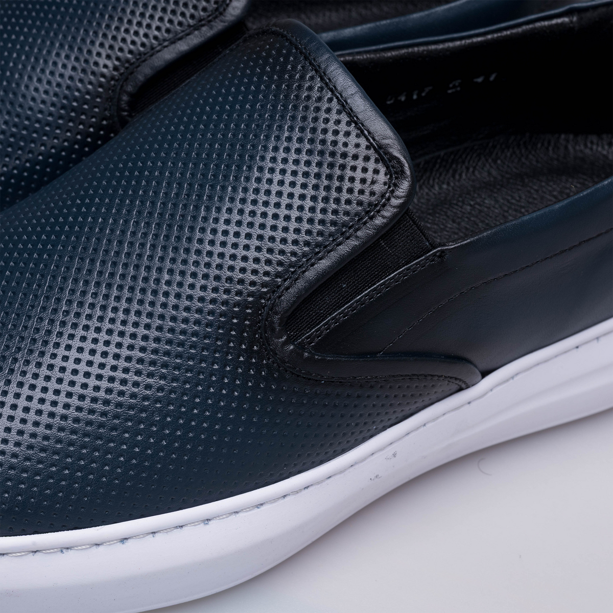 Volzak 5417 basket en cuir Bleu