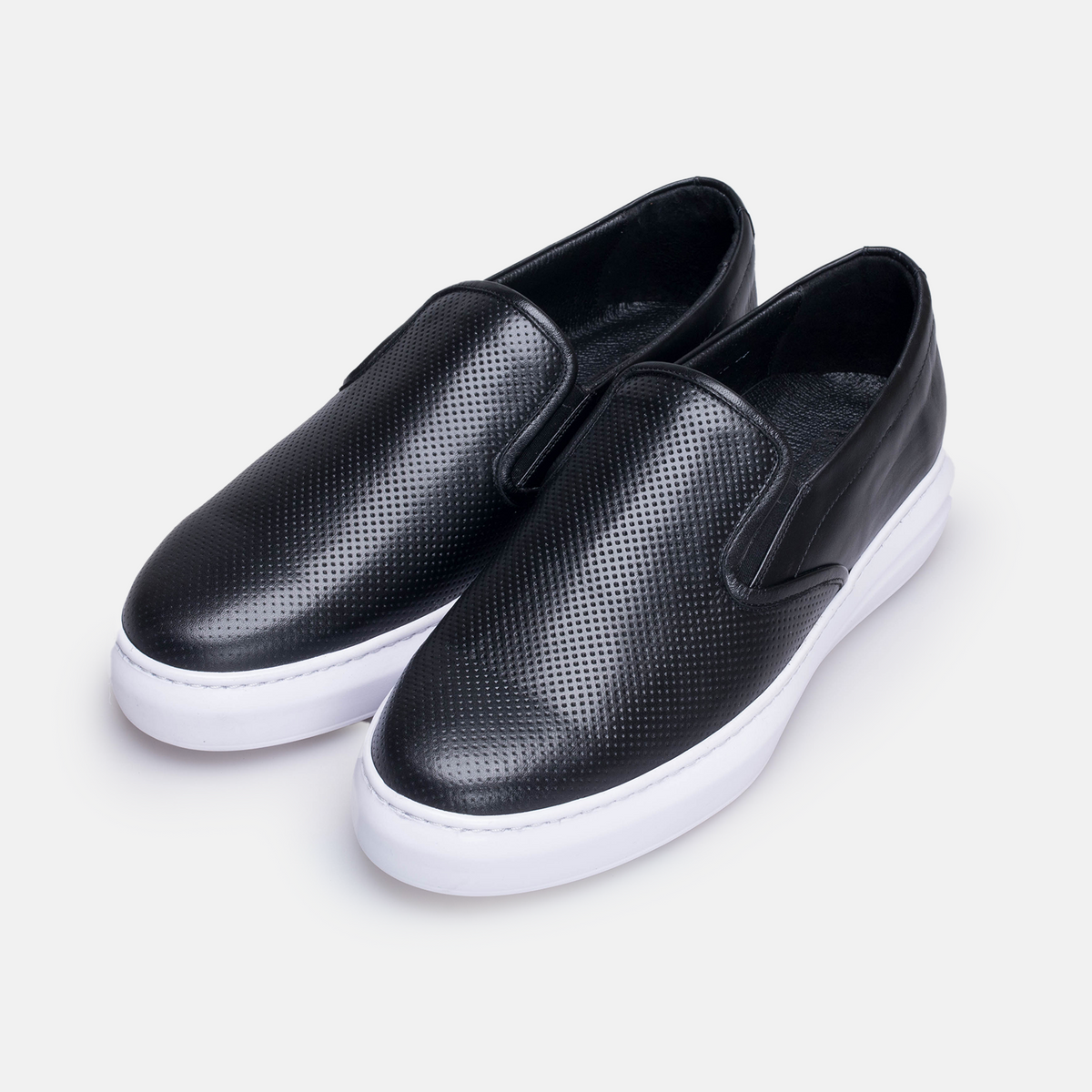 Volzak 5417 basket en cuir Noir