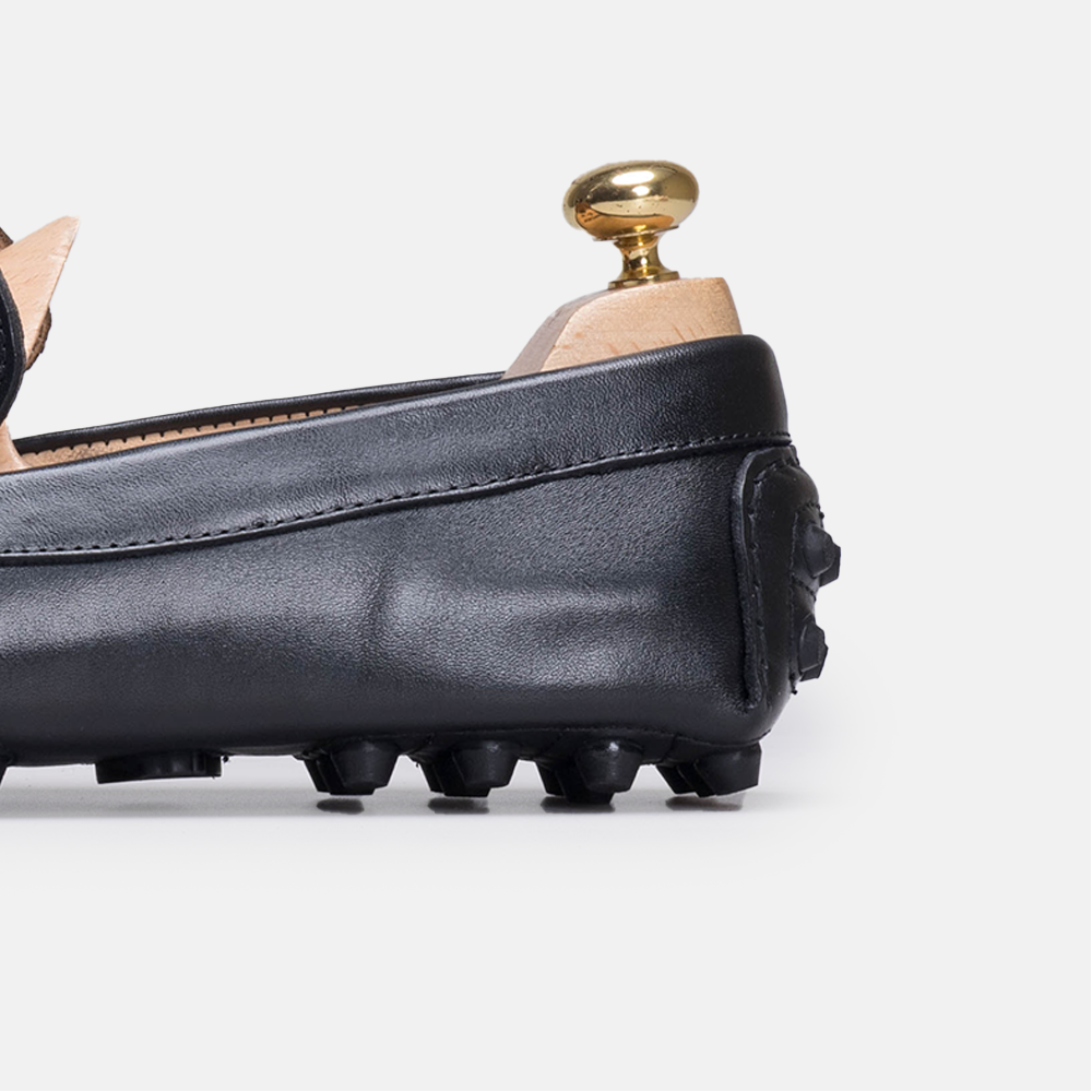 Volzak 2000 Black Leather Moccasin