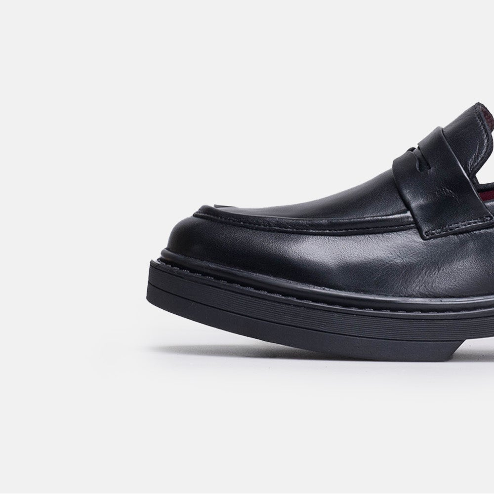 Volzak 6035 Chaussure en cuir Noir