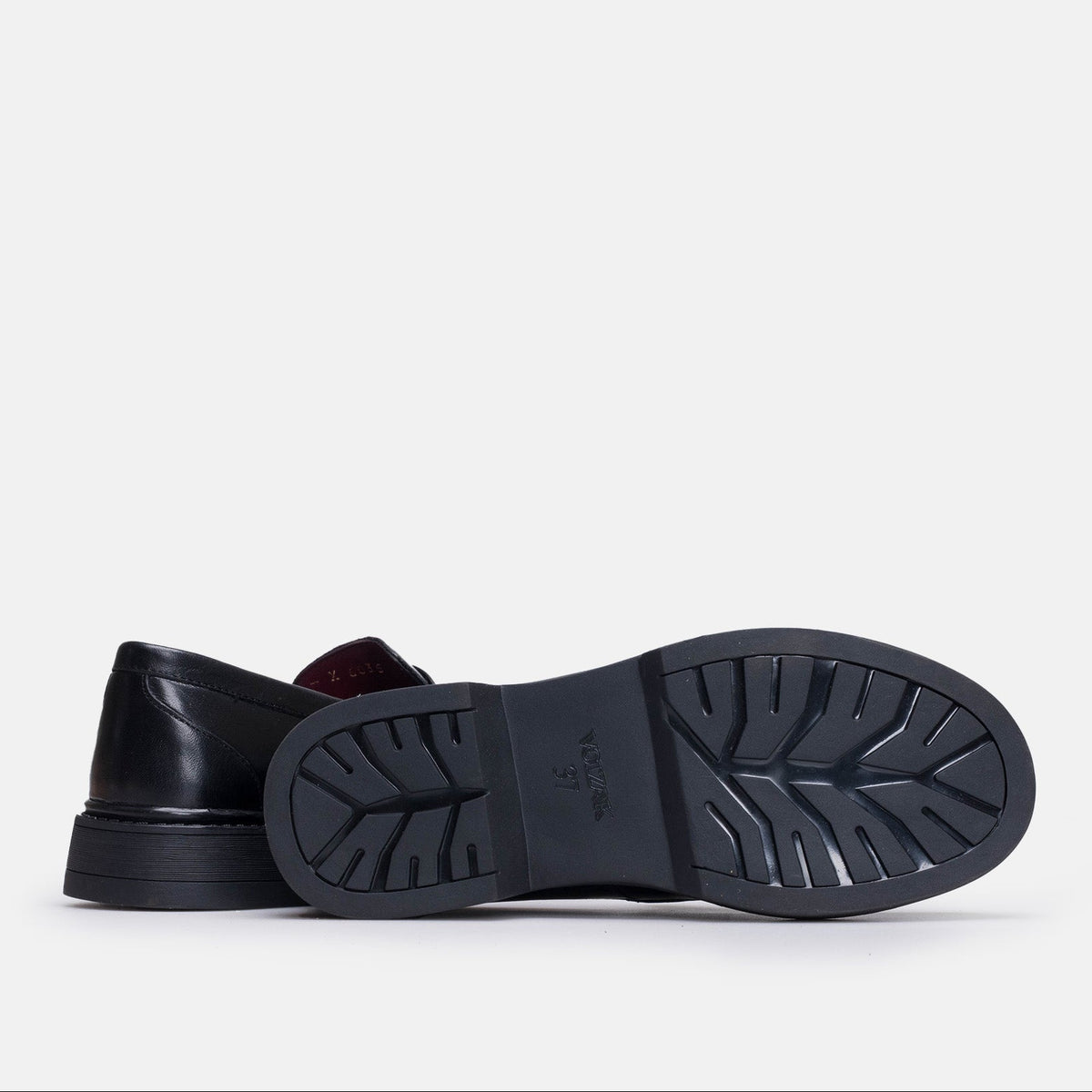 Volzak 6035 Chaussure en cuir Noir