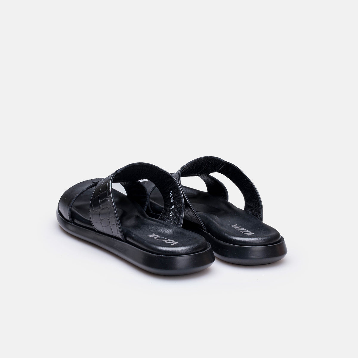 Volzak 5413 Sandale en cuir Noir