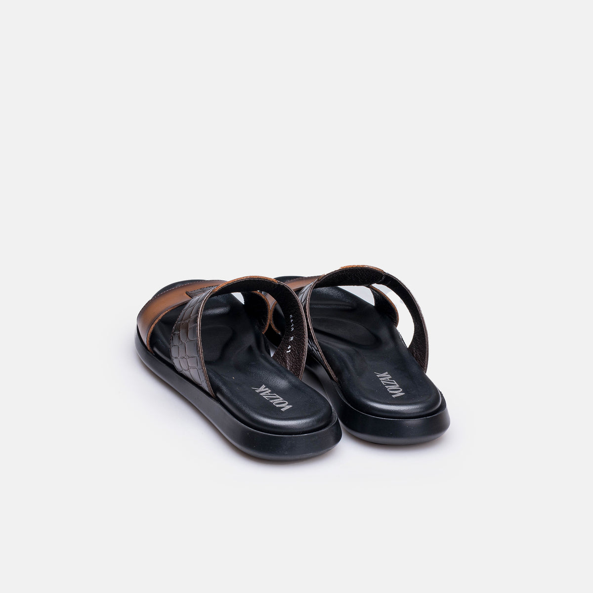 Volzak 5413 Sandale en cuir Marron