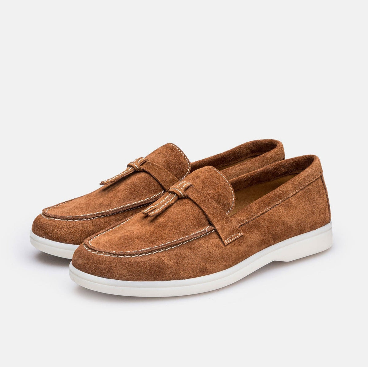 Volzak 1007 mocassin en daim Camel