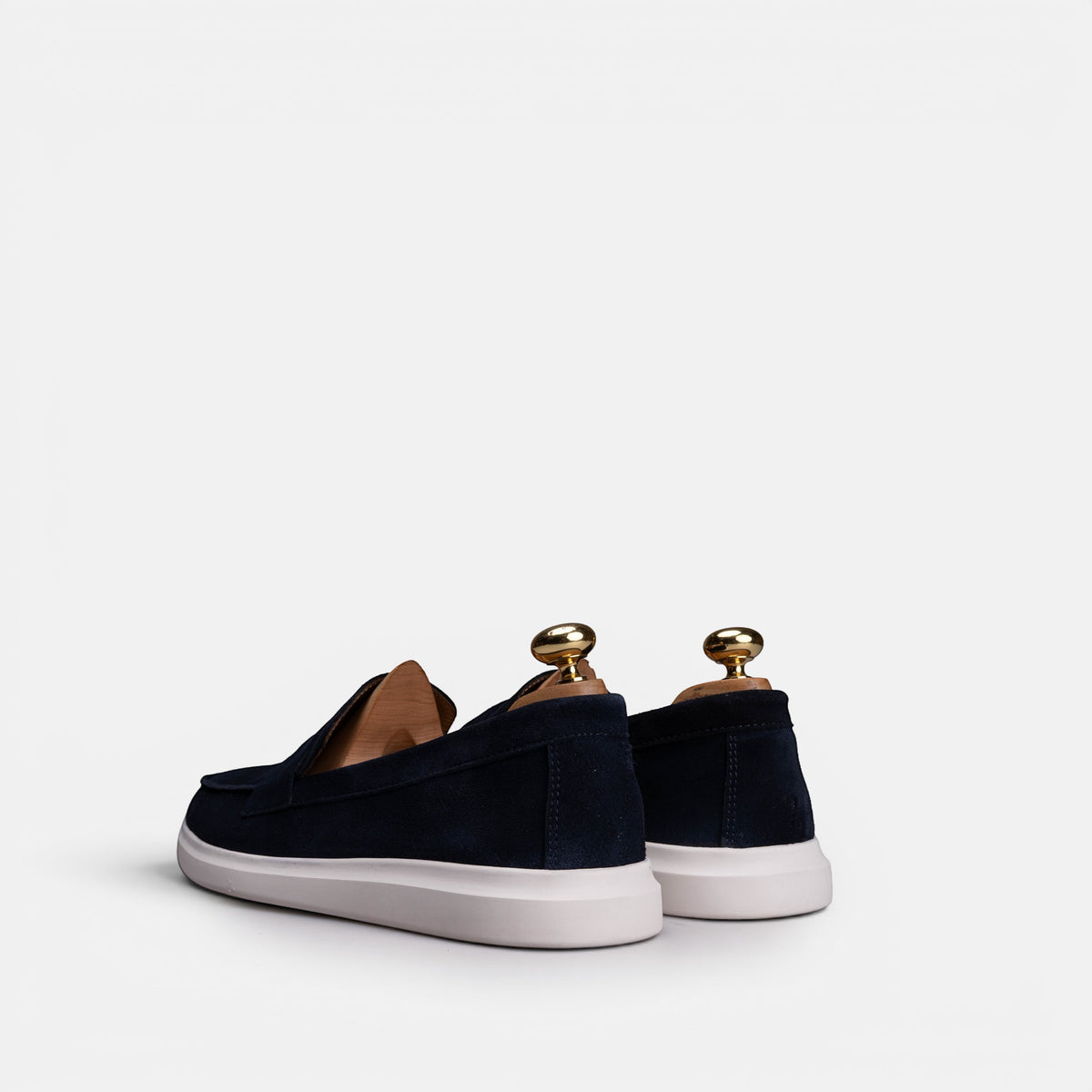 Volzak 711 Mocassin en daim Bleu