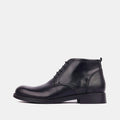 Volzak 6035 Black Leather Ankle Boot