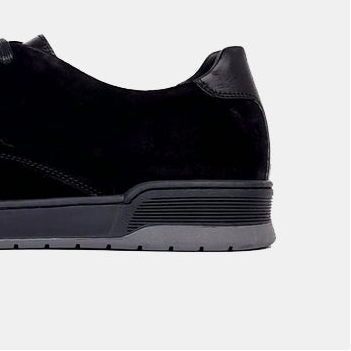 Volzak 5023 Suede sneaker Black