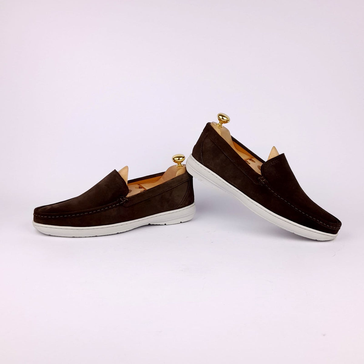 Volzak 03 Mocassin en daim Marron