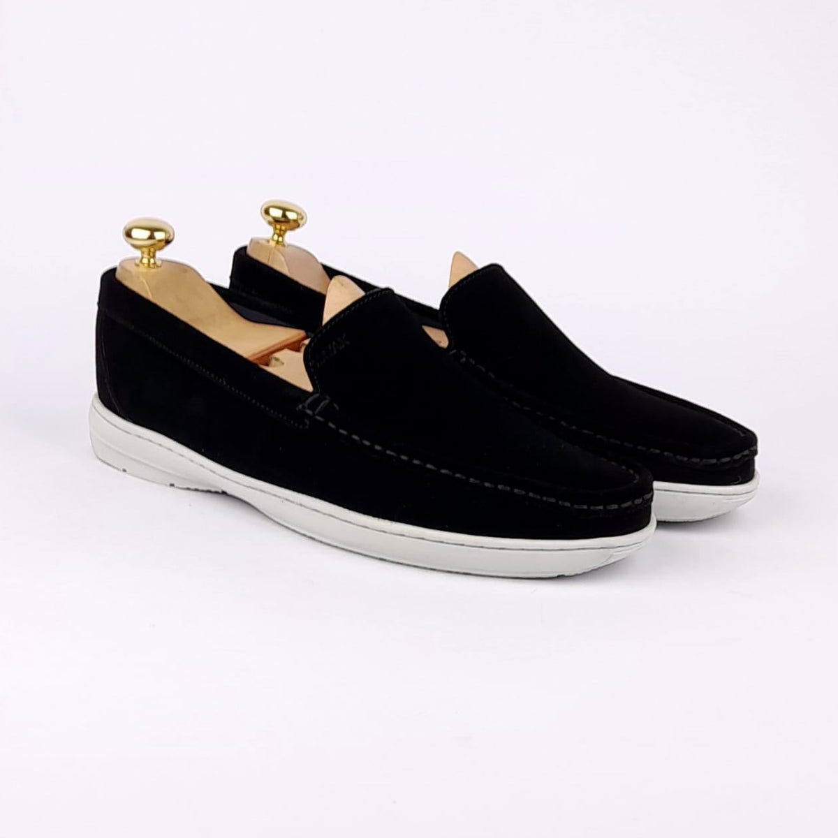 Volzak 03 Mocassin en daim noir