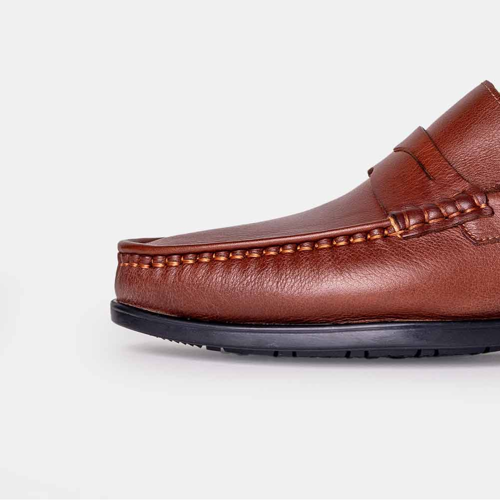 Volzak 110 Camel Leather Moccasin