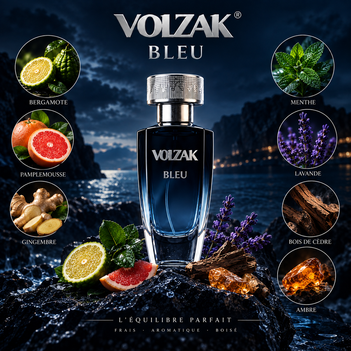 VOLZAK PARFUM BLEU 50ML HOMME