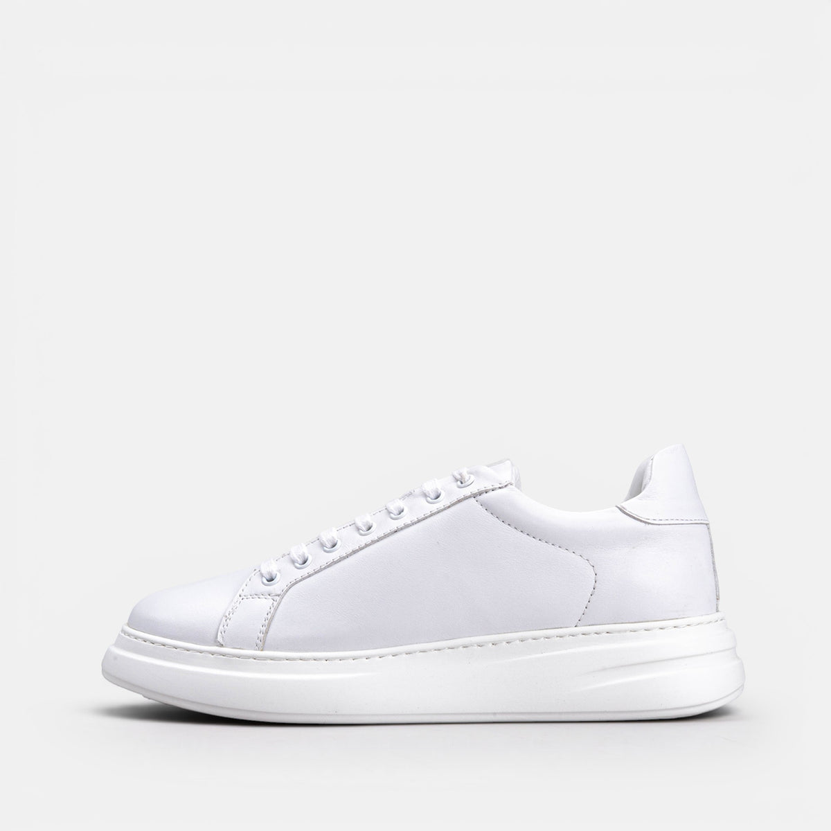 Volzak 165 Basket en cuir Blanc